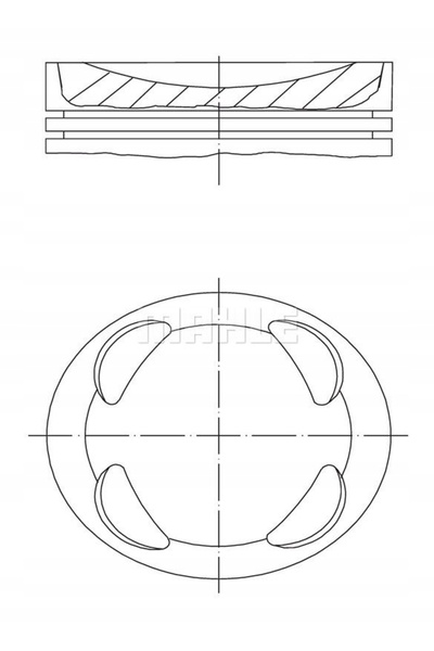 MAHLE Piston 081 PI 00104 001