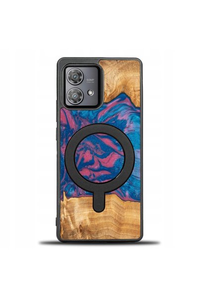 BewooDesign Husă Bewood Unique pentru Motorola Edge 40 Neo - Neons - Vegas cu...