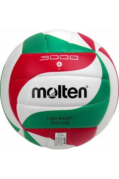MOLTEN Minge de volei de sală, marca FIVB, mărimea 4, V4M3000 - LIGHT