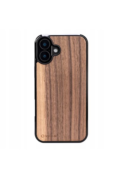 BewooDesign Husă din lemn Bewood pentru iPhone 16 Plus, Nucă americană