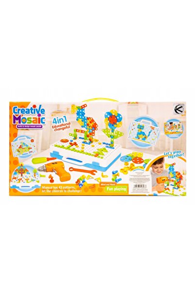 Kathay-Haster Set de construcție cu valiză de unelte, 237 piese.
