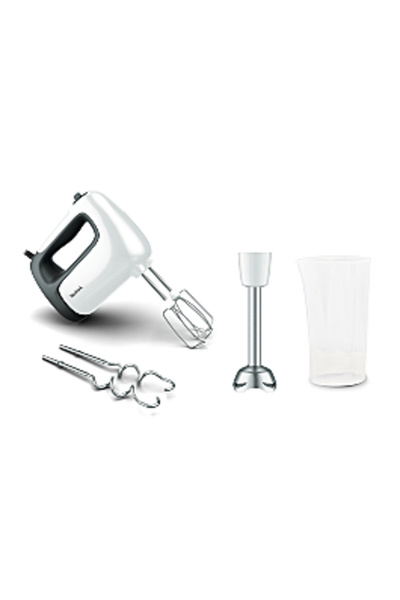 TEFAL Mixer de mână Prep'Mix HT462138, 500 W, 5 viteze, Turbo, 2 cârlige pent...