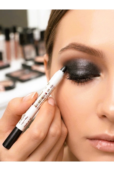 madam shushu Dv Wide Size Metallic Eyeliner (Pencil Can Be Sharpened with a S...