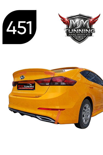 MMTUNNİNG HYUNDAİ ELANTRA 2016 KASA ARKA DİFÜZÖR