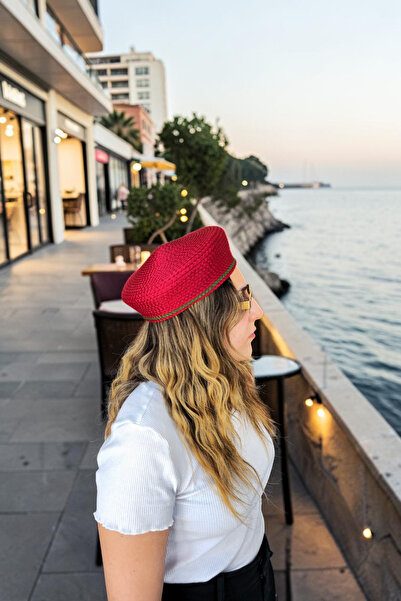 KAAN HOME Handmade Jute Straw Look French Beret Women's Hat Beret – Four Seas...