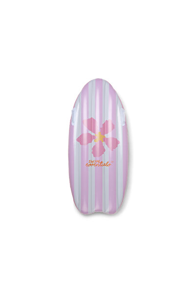 Swim Essentials Pink Flower Surfboard Tutacaklı Şişme Deniz Board