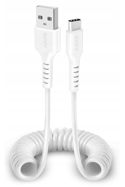 NO BRAND Cablu USB - USB Tip C ARKS 1 m Alb