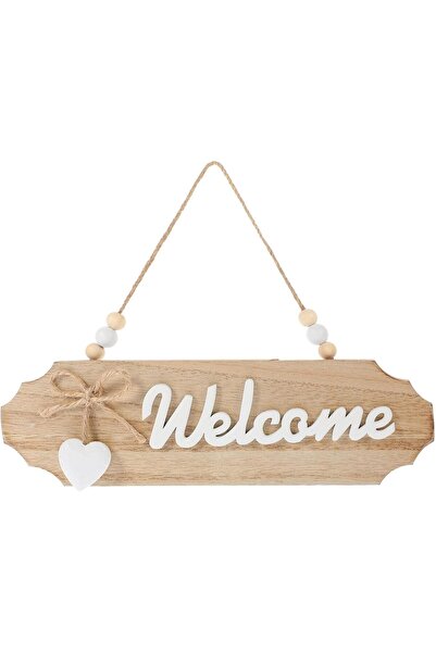 jaffiust Wooden Welcome Sign for Front Door Double-sided Farmhouse Decor for ...