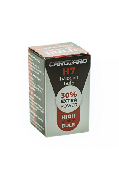 CarGuard Λαμπτήρας αλογόνου H7 55W, +30% ένταση -