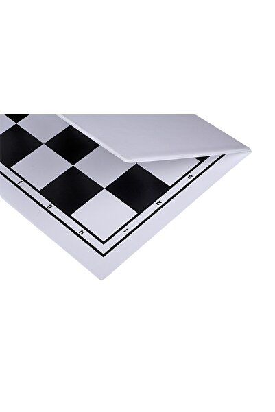 Sunrise Chess & Games Plastic chessboard, foldable, black/white