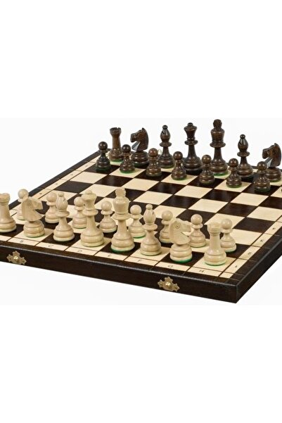 Sunrise Chess & Games OLYMPIC traditional chess Top Bottom Set - insert tray