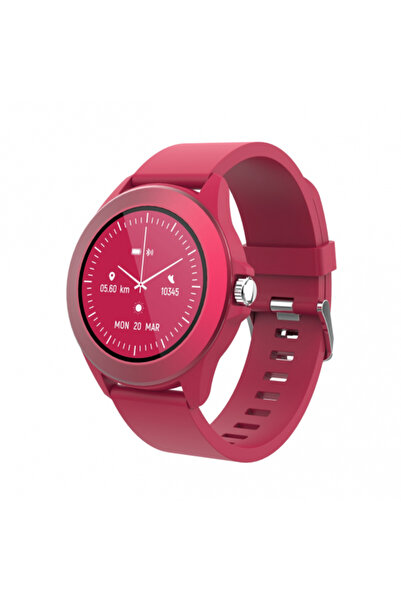 OEM Forever Smartwatch με παλμογράφο Colorum CW-300 xMagenta σε κόκκινο/μωβ χ...