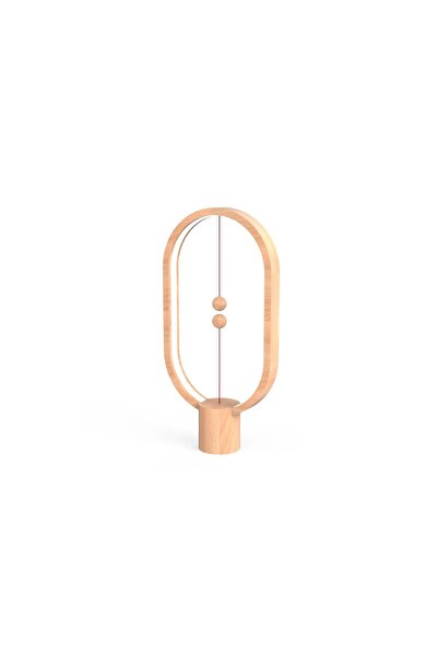 OEM Designnest Heng Balance |Wooden Lamp Ellipse| Διακοσμητική λάμπα με μαγνη...