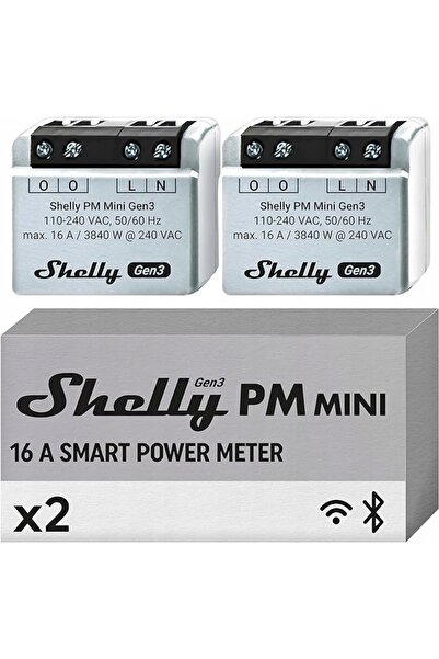 NO BRAND Controler inteligent SHELLY PM Mini Gen3 (2 buc.)