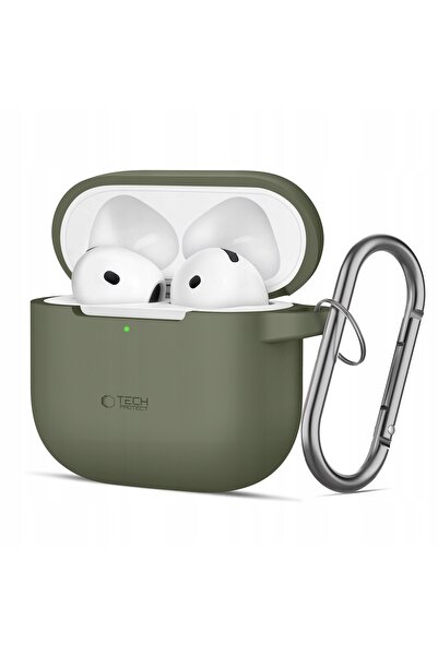 NO BRAND Husă pentru căști TECH-PROTECT Silicon Hook pentru Apple Airpods 4 V...