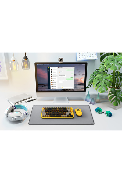 NO BRAND Tastatură LOGITECH Pop Keys Negru și Galben