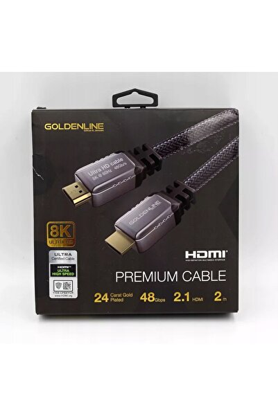 GÖTZE & JENSEN Cablu HDMI - HDMI 8K GOLDENLINE 8K 4K V2.1B 2 m