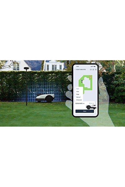 Ecovacs Robot de tuns iarba Goat O1200 RTK Gri-negru