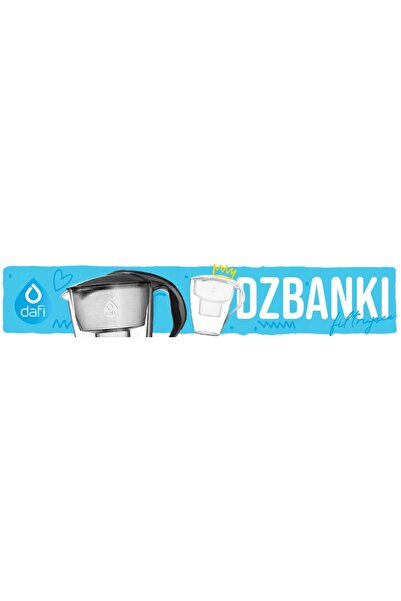 Dafi Filtru de apă Crystal Led Negru
