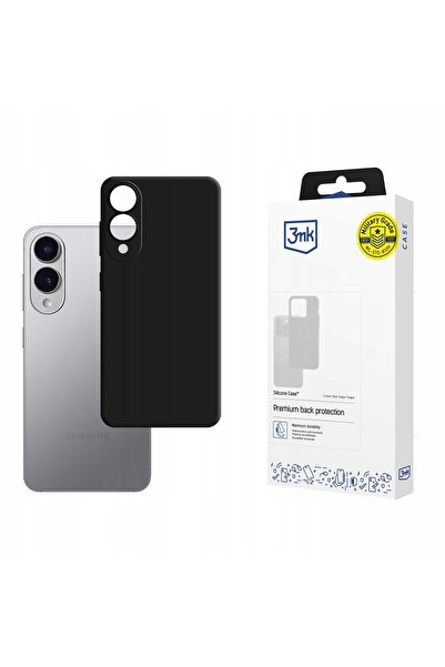 NO BRAND Husă silicon Etui 3MK pentru Samsung Galaxy S25 Edge Negru