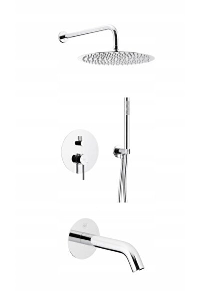 NO BRAND Set de duș încastrat KFA ARMATURA Moza 5039-501-00 cu pluviometru
