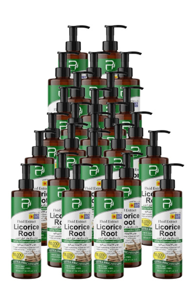 PYRON 26 قطعة لوشن جذور العرقسوس 500 مل