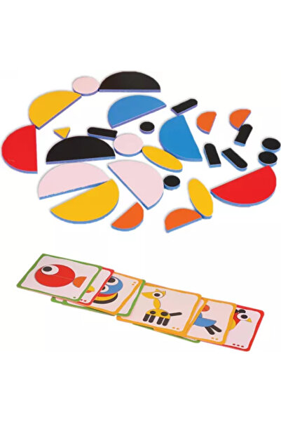 PUEDO TOYS Joc Din Spuma Eva Cu Forme Colorate, 29 Piese, Puedo