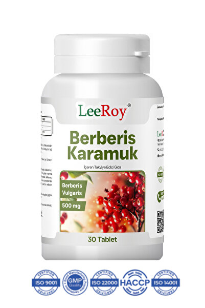 LeeRoy Berberis Karamuk (Berberis Vulgaris) İçeren Takviye Edici Gıda 30 Tablet