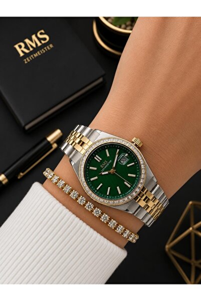RMS Romanson Premium Special Design Cord 2 Years Guarantee 5 Atm Women Wrist ...
