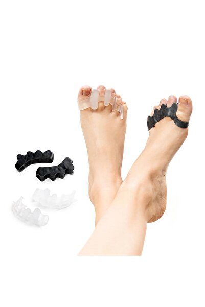 Ayawaska Set 4 separatoare si corectoare pentru degete, din silicon, lavabile...