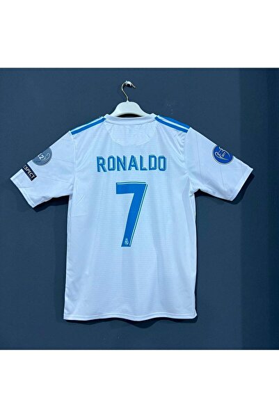 Alaturka Mix Real Madrid 2018 Şampiyonlar Ligi Ronaldo yetişkin Kısa Kolu Fin...