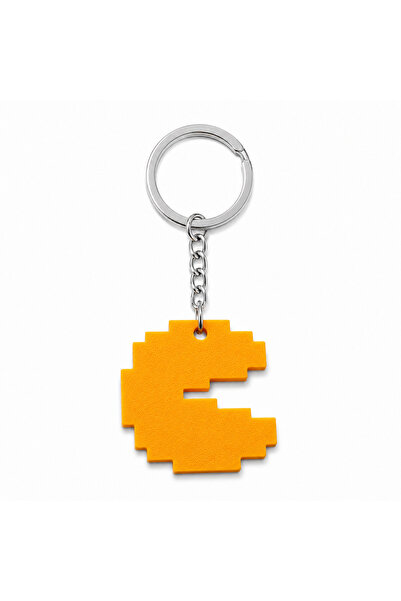 sportivoshop Breloc retro pixel art in forma de personaj arcade Packman, desi...