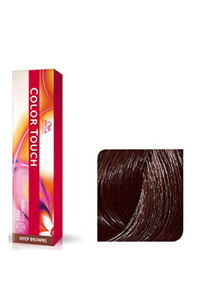 Wella Vopsea de Par 5/73 Semi-permanentă Fără Amoniac - Colour Touch Satin Au...