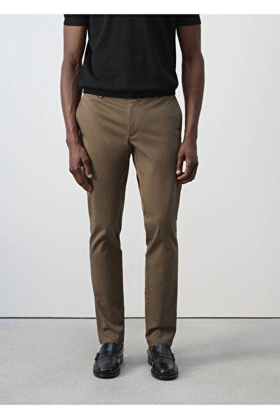 MANGO Man Barna slim fit chino twill pantolon