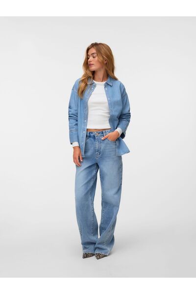 Vero Moda Jeanshemd VMPAULA Jeanshemd