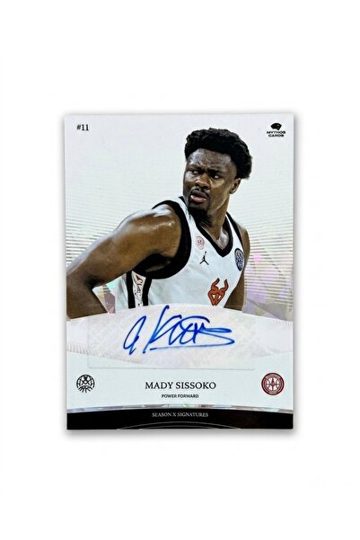 Mythos Cards Mady Sissoko 10/25 Numaralı Autograph Card (Islak İmzalı)