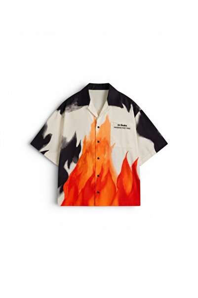 cordelia Fire Special Designer Limited Edition Oversize Premium Gömlek