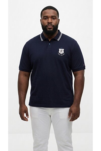 Tommy Hilfiger Men's Polo Collar T-Shirt Short Sleeve Buttoned Pique Arma Log...