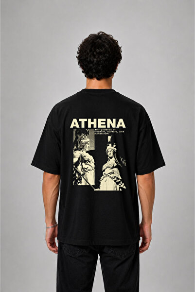cesita Μπλουζάκι Odyssey Homeros Athena με στάμπα, μεγάλου μεγέθους, βαμβακερ...