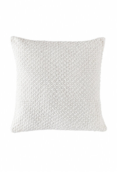 dekomall home & living Bianca Lace Cushion Cover Ecru - 45X45 cm