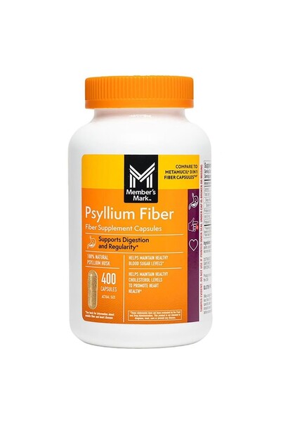 Members Mark Supliment alimentar, Member's Mark, Fibre de Psyllium, Fibre sol...
