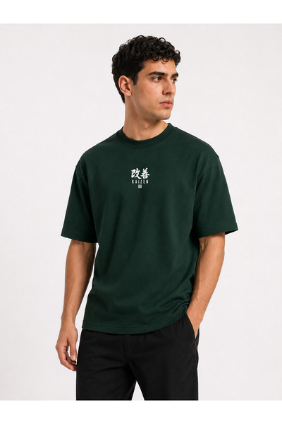 VEK Kaizen Printed T-Shirt Comfortable Fit 100% Cotton Minimal Unisex