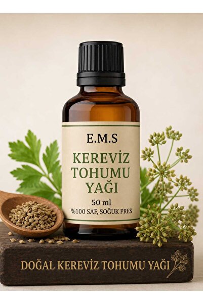 E.M.S AVM 50 ml Celery Seed Oil 100% Pure Cold-Pressed Natural Celery Seed Oil.
