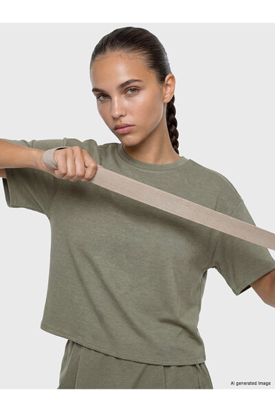 LC Waikiki Tricou sport de damă cu guler rotund