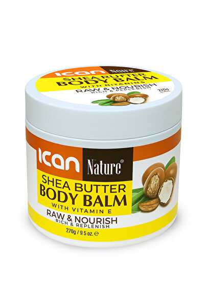 Ican London Body Balm with Shea Butter & Vitamin E 270g – Deep Nourishing & M...