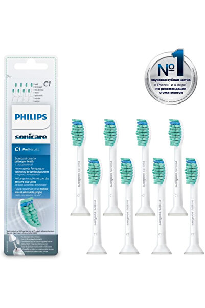 Philips Smart رؤوس فرشاة أسنان فيليبس سونيكير ستاندرد برو ريزولتس - عبوة من 8...