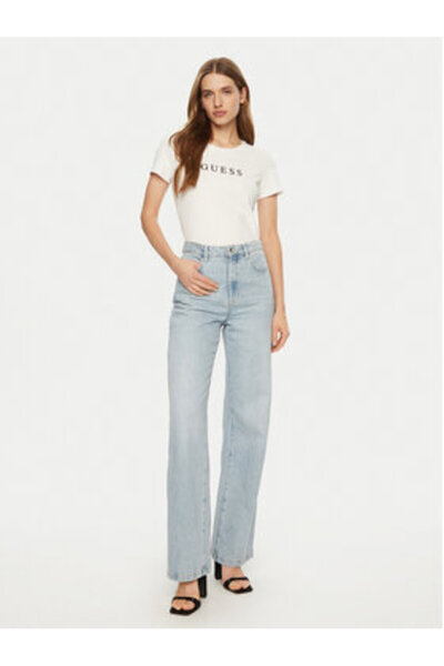 Guess Tricou de damă alb O5RI01KBBU1