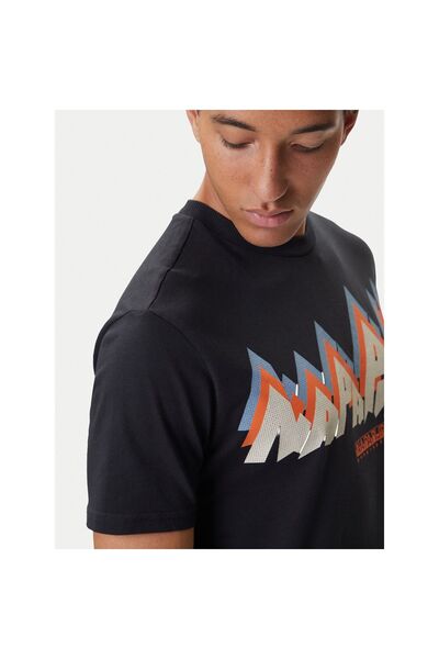 Napapijri Tricou bărbătesc NP0A88T59411 Negru
