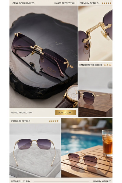 GLORIASUN Unisex sunglasses with uv400 protection