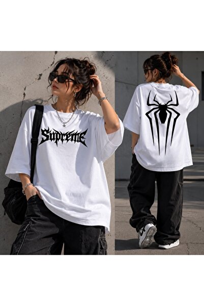 SVART WEAR Supreme Printed Oversize Crew Neck Summer T-Shirt